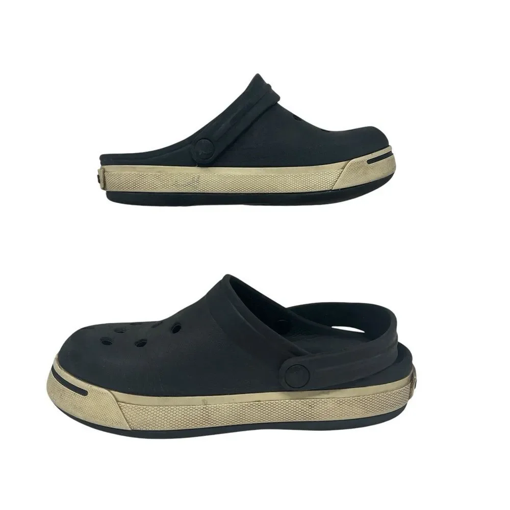 Crocs Bayaband Clog‎ Navy Kids Size 2 (J2) Comfort Slip On Water Shoes Boys